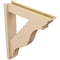 Ekena Millwork 6-in W x 28-in D x 32-in H Funston Trad Rough Cedar Woodgrain TimberThane Outlooker, Primed Tan OUTUR060X28X32FST04RCPR - alternate 3